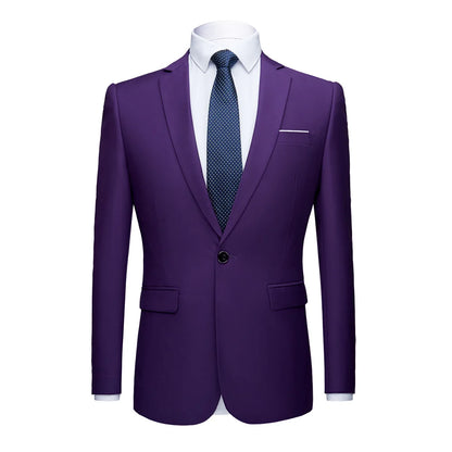 2026 Men's Green Suit Jacket, Single Button V-Neck Coats, Suitable for Wedding/Party/Business/Work/Interview Asian Size Blazer
