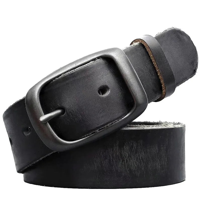Men Belt Top Quality Cow Genuine Leather Men's Belt Cowhide Strap For Male Automatic Buckle Belts For Men Alloy Buckle Belt