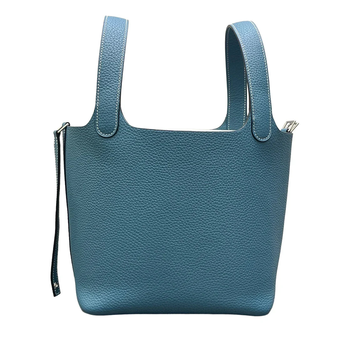 22 CM Large size Top Quality Bucket Bags Women's Bag Lady Luxury Designer High End Bag TC Cowhide Golden Sliver