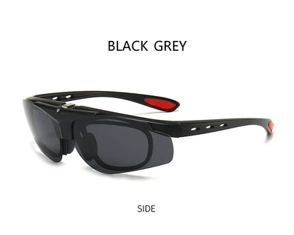 Cycling 4 In 1 Sets Polarized Clip On Sun Glasses Eyeglasses TR90 Magnetic Sunglasses Men Glasses Frame UV400 Anti-Glare