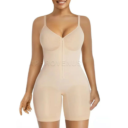 Fajas Colombianas Women Tummy Control Bodysuit Shapewear High Waisted Butt Lift Tights with Adjustable Straps & Breathable Mesh