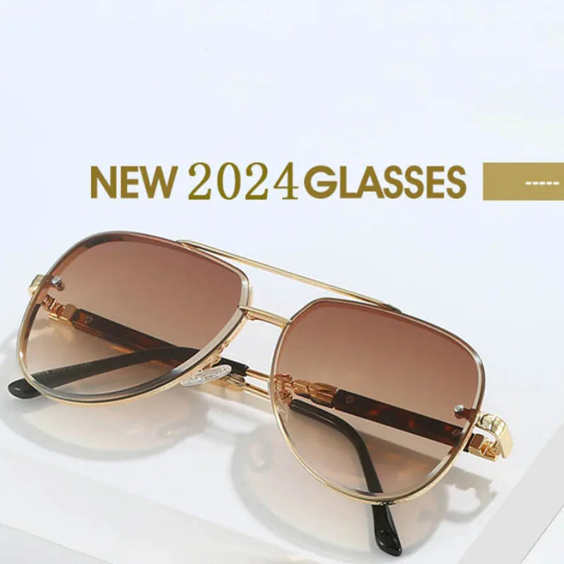 New In Sunglasses For Men Luxury Vintage Sunglasses Women Trendy Luxe Retro Oval Fashion Glasse Gafas De Sol Hombre Zonnebril