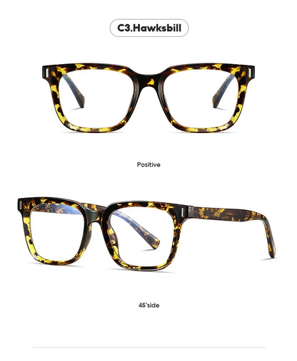Men's Anti Blue Light Reading Glasses Brand Design Myopia Prescription Glasses Men Simple Optical Eyewear Glasses Frame