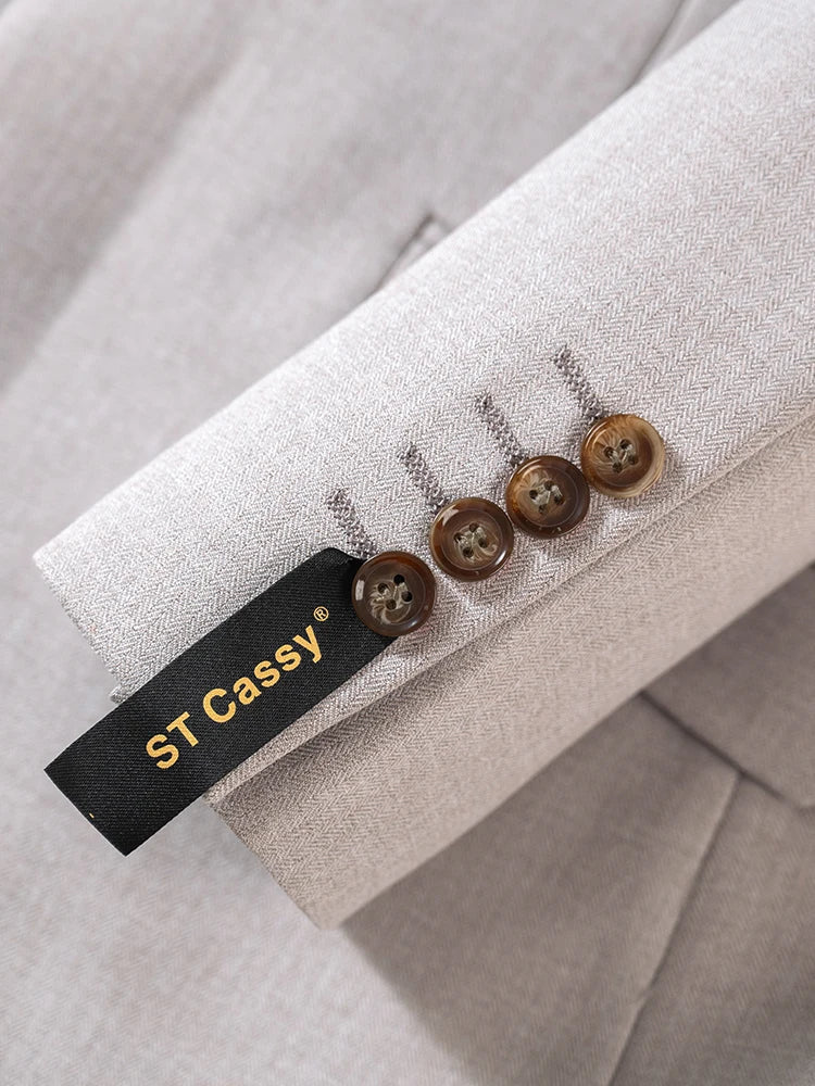 Full Men's Suits High Quality Elegant Slim Fit Formal Office and Leisure Banquet Groomsman Set Groom's Wedding Dress