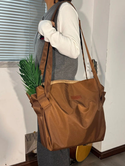 Fashionable Multifunctional Travel Camping Mat Large Capacity Single Shoulder Messenger Bag Women's Bag