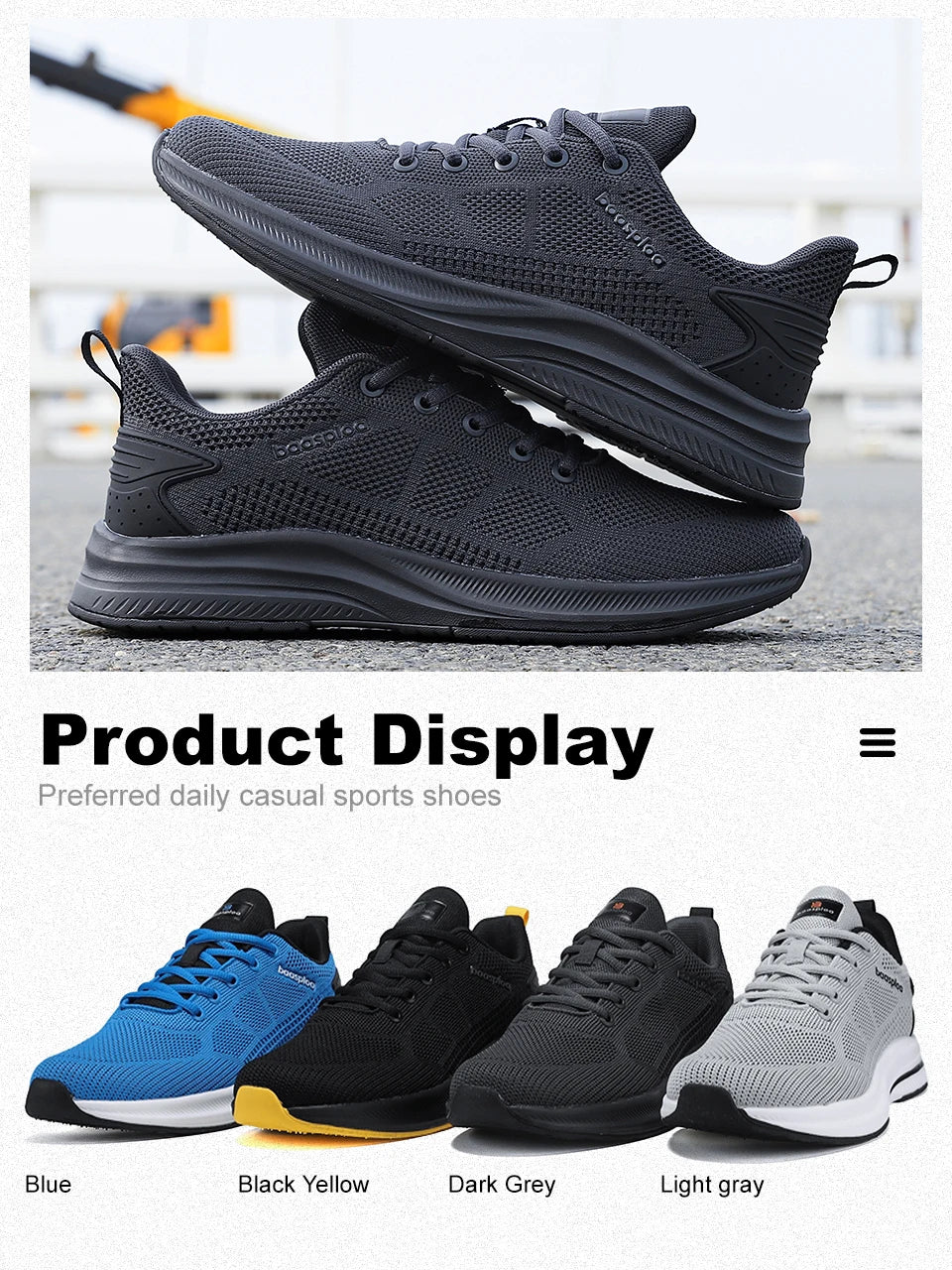 Men Running Shoes Brand Male Designer Mesh Casual Sneakers Lightweight Lace-Up New Male Outdoor Sports Tennis Shoe
