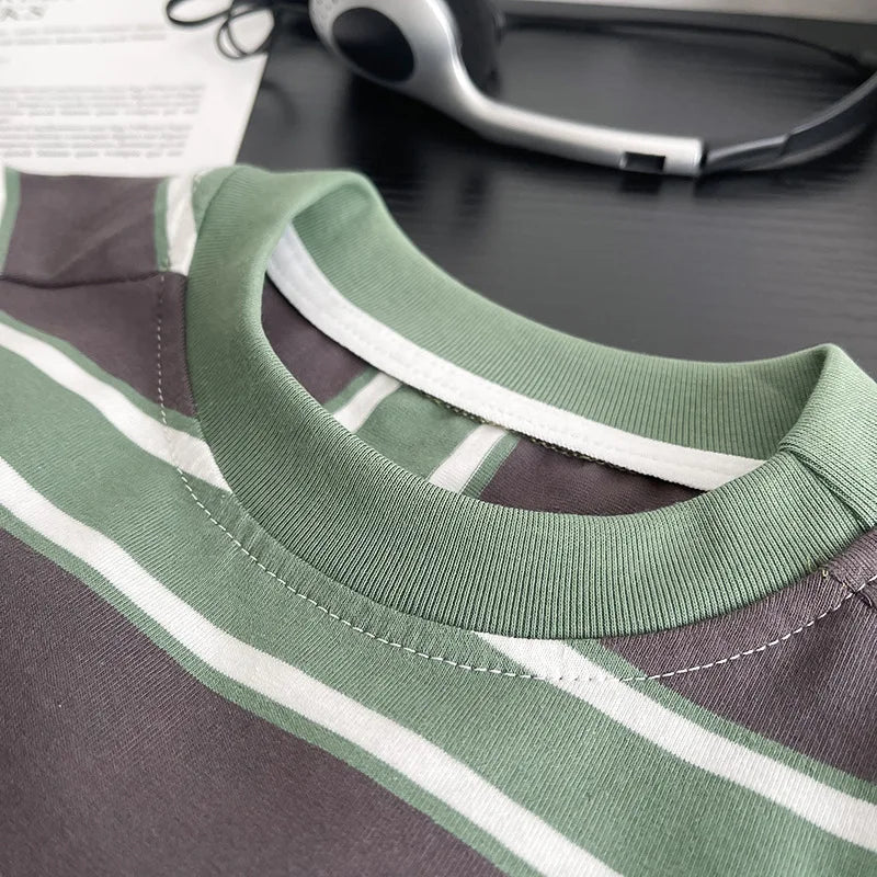 Summer Infant Boys Clothing For Children Casual Striped T-Shirt Shorts 2Pcs/Set Toddler Baby Girl Clothes Costume Kids Tracksuit