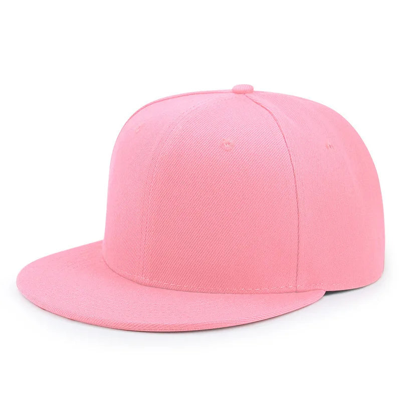 New Hot Sale Cap Plain Snapback Hat High Quality Adult Hip Hop Baseball Cap Men Women Outdoor Leisure Baseball Hat
