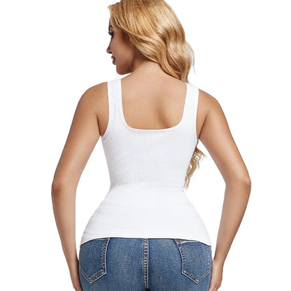 3PCS Square Neck Shapewear Tank Tops for Women Shapewear Tank Tops for Women Compression Tanks Body Shaper Camisole Cami Tops
