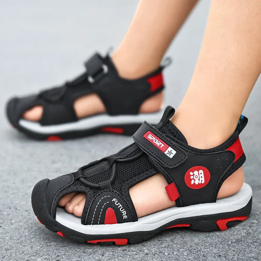 Children Breathable Sport Summer Sandals for Boys Casual Beach Shoe Comfortable Soft Sole Kids Fashion Non-slip Sandalias