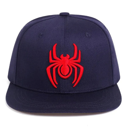 Unisex Spider Embroidery Hip-hop Hats Spring Autumn Outdoor Adjustable Casual Baseball Caps Sunscreen Hat