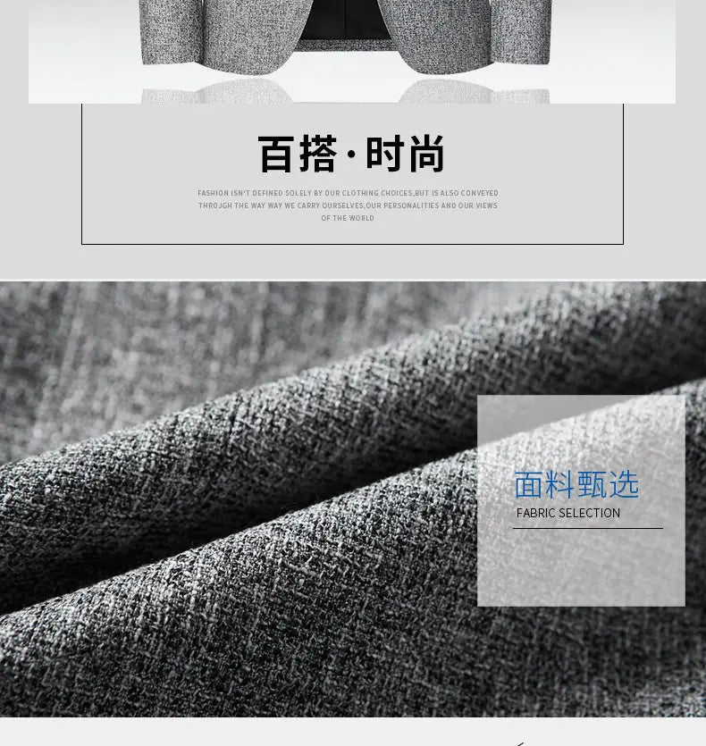 2026 Spring New Arrival Men's Business Casual Blazer High Quality Suit Jacket Comfortable Daily Wear Office Work Outwear