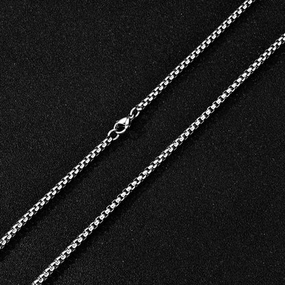 2.2mm Moissanite 925 Sterling Silver Cross Pendant Necklace Stainless Steel Rollo Chain for Men Fashion Party Daily Gift