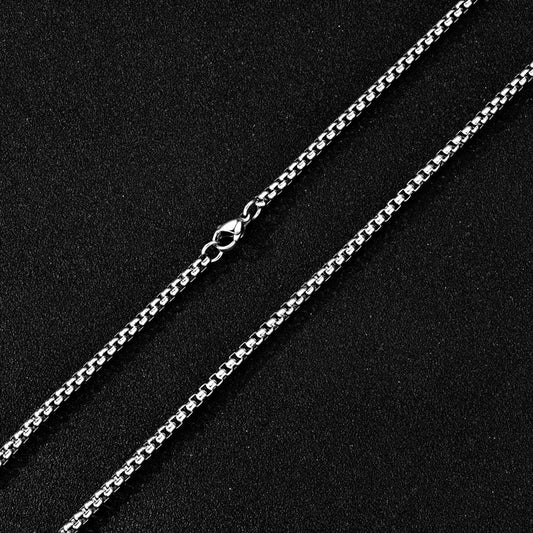 2.2mm Moissanite 925 Sterling Silver Cross Pendant Necklace Stainless Steel Rollo Chain for Men Fashion Party Daily Gift