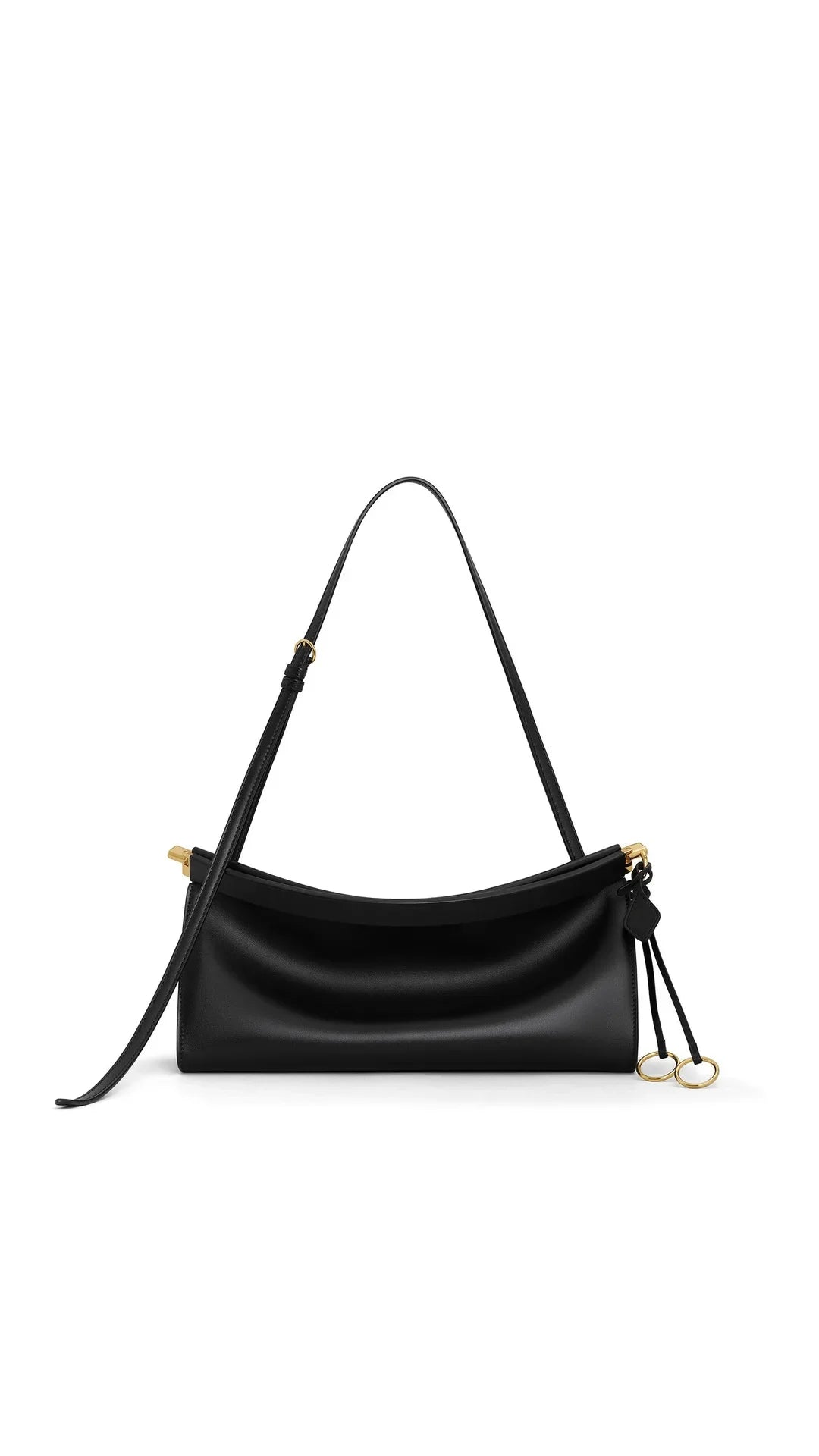 Luxury Serpentine Shoulder Bag Snake Pattern Underarm Bags for Women Designer Handbag Half Moon Crescent Bag NEW Clip Bags Purse