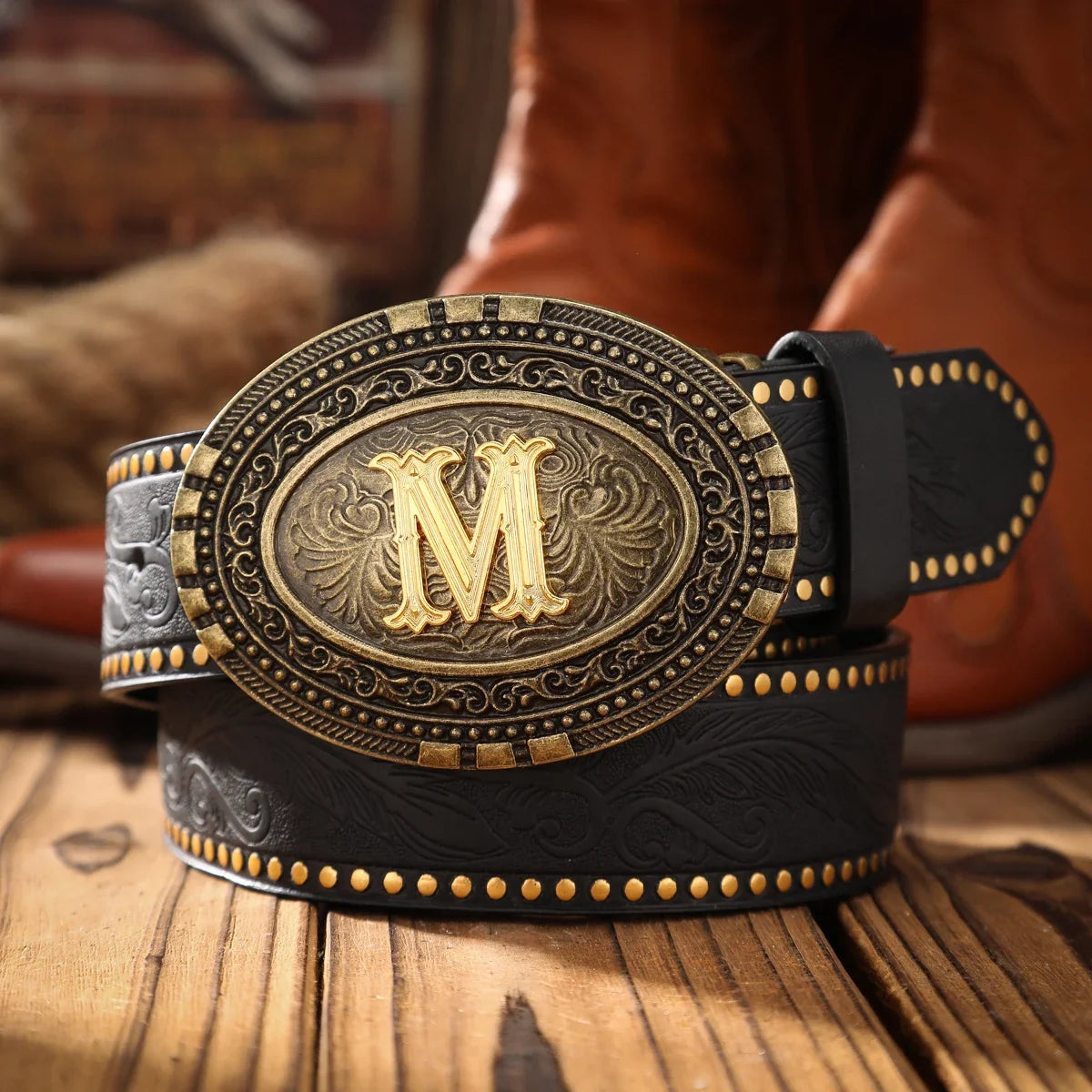 A Men's and Women's Casual Retro Belt Western Style! PU Leather Belt with Metal Buckle, Suitable for Daily Work Wear