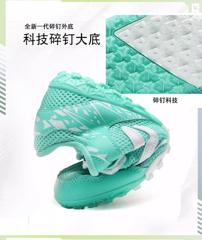 Kids Soccer Shoes FG/TF School Football Boots Boys Girls Cleats Grass Sneakers Child Outdoor Athletic Training Sports Footwear