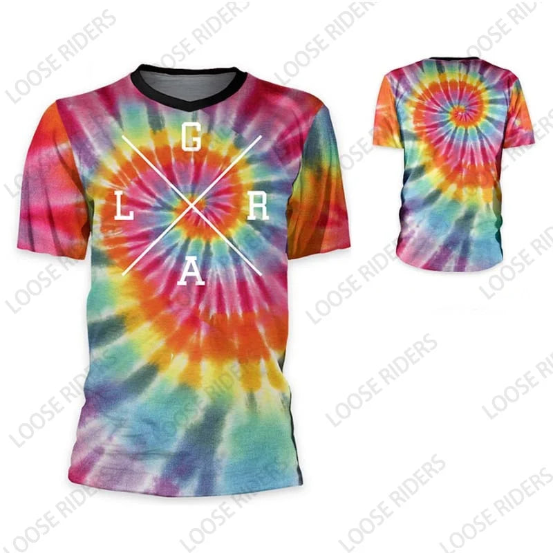 Mountain Bike Loose Rider Jersey Men's MTB Jersey Road Racing Bike Riding Shirt DH Motorcycle Clothing