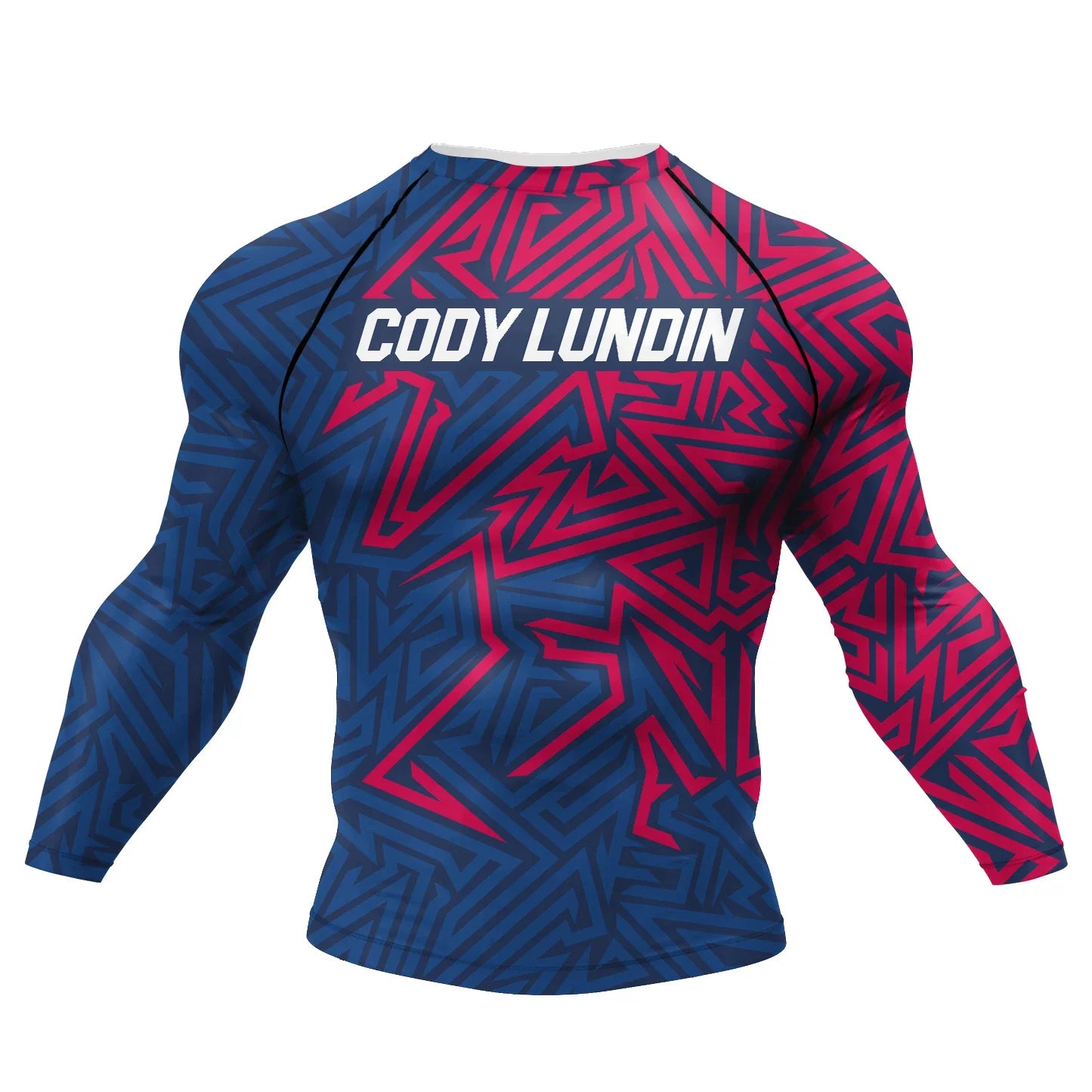Customized Logo Cody Lundin Men Compression Sportswear Polyester Sunscreen T Shirt For Swimming Surf Jiu Jitsu BJJ Rashguard