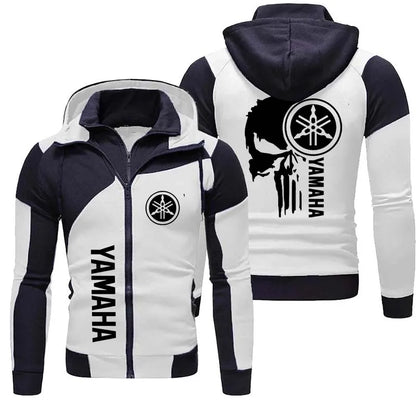 logo motorcycle racing team 2026 new men's double-layer zipper hooded outdoor extreme sports enthusiast hooded sweatshirt