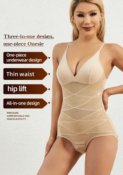 Bodysuit Shapewear Women Full Body Shaper Tummy Control Hip Butt Lifter Corset Camisole Slimming Waist Trainer Underwear