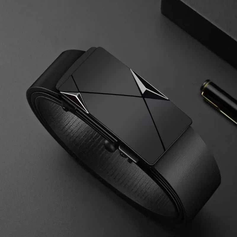 Men's waist belt, premium automatic buckle belt, men's fashionable casual belt, business belt, matched with suit