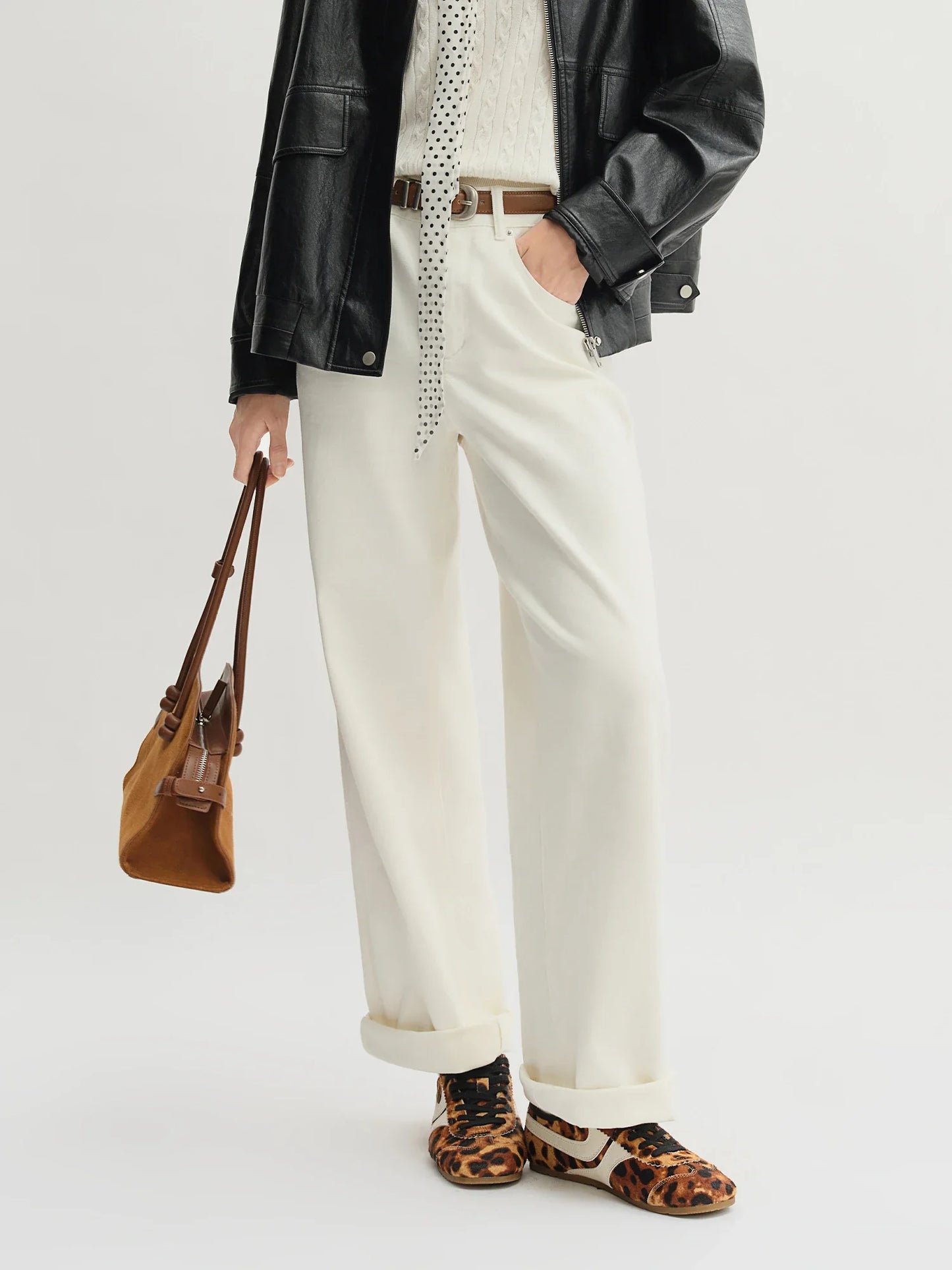 2025 Women's Straight Leg Jeans - High Waist Stretch Denim Pants Dual Fit for Apple & Pear Body Autumn Casual Trousers
