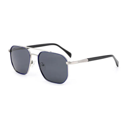 Fashion Myopia Polarized Prescription Sunglasses Men Trend Metal Uv400 Protection Pilot Corrective Sun Glasses RTM-2102