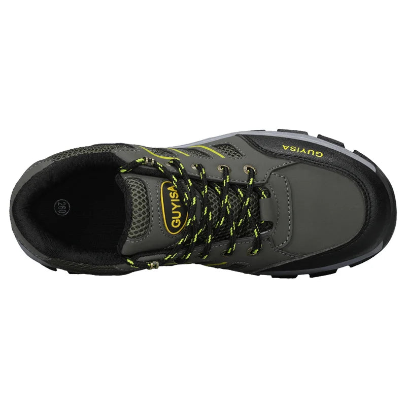 2022 Latest Summer Safety Work Shoes For Men Breathable Indestructible Steel Toe Boots Male Footwear Anti-smash Hiking Shoes
