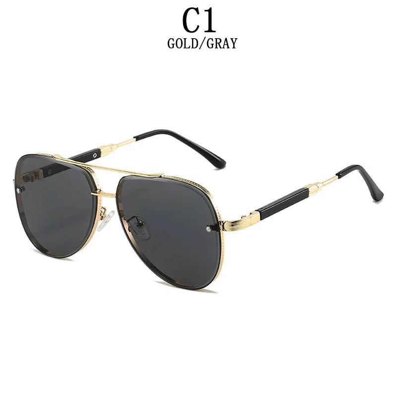 New In Sunglasses For Men Luxury Vintage Sunglasses Women Trendy Luxe Retro Oval Fashion Glasse Gafas De Sol Hombre Zonnebril