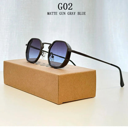 Steampunk Sunglass Men 2025 Square Sunglasses Women Trendy And Fashionable Vintage Fashion Glasses Gafas De Sol Hombre Zonnebril