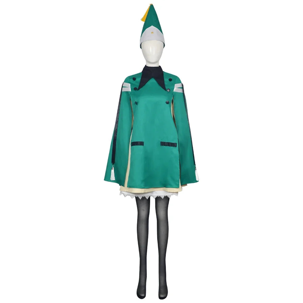 Anime Witch Hat Atelier Coco Cosplay Costume Cloak Dress Skirt Hat Stockings Neckwear For Women Girls Qifrey's Atelier Party