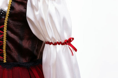 Halloween Girl Pirate Dress Pirates Caribbean Role Playing Costume Children Princess Dress Pirate Captain Performance Costume