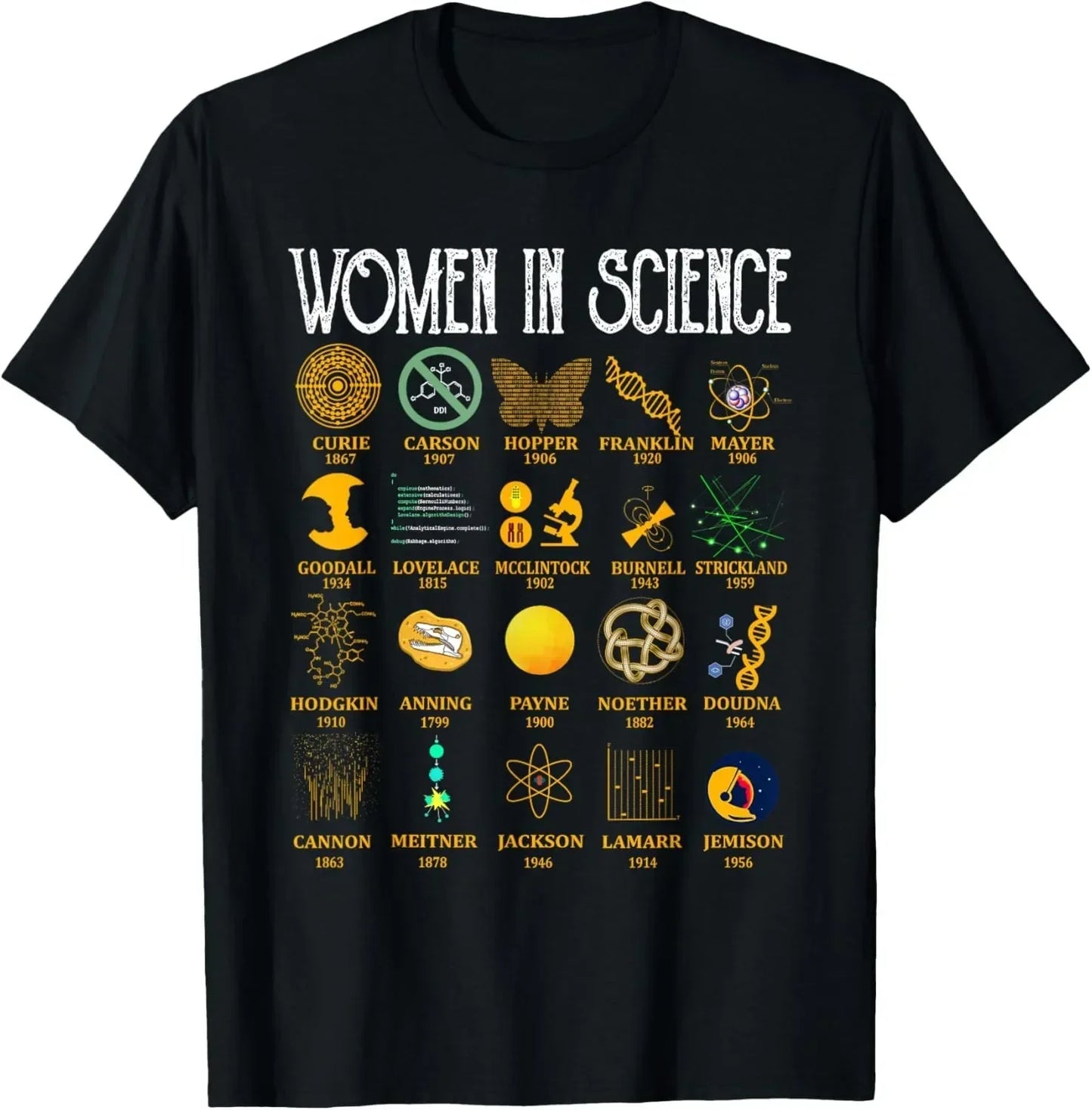 Quantum Physics Student Science T-shirt Printed Graphic T-shirt Women's T-shirt Vintage Summer Streetwear Harajuku Fashion  Y2K