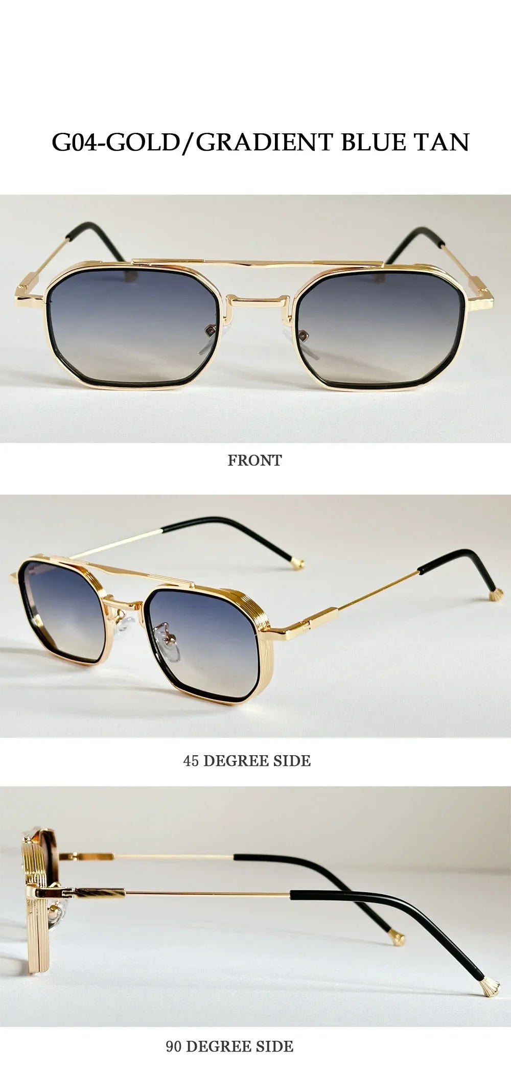 2025 Square Sunglasses Women Trendy Vintage Steampunk Sunglass Men Luxe Fashion Glasses Gafas De Sol Hombre Lunette Soleil Femme
