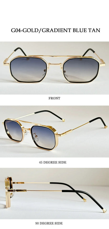 2025 Square Sunglasses Women Trendy Vintage Steampunk Sunglass Men Luxe Fashion Glasses Gafas De Sol Hombre Lunette Soleil Femme