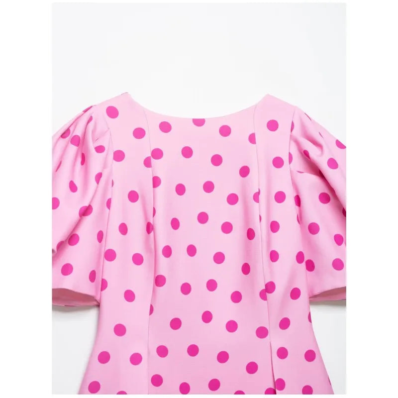 Women's Polka Dot Shirt with Ruff Sleeve New 2026 Spring Casual Button Sleeveless Women Tops Simple Lady Shirts & Blouses