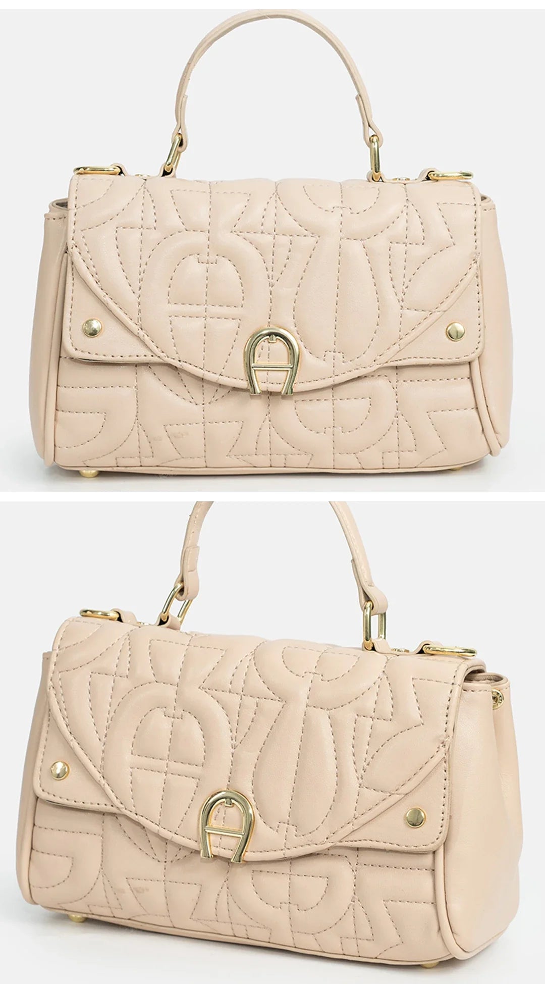 New Retro Women's Bag with Solid Color Letter Printing Exquisite Handbag, High-quality Multifunctional Niche Aesthetic Bag