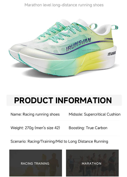 Full Plam Carbon Plate Trail Running Shoes Men 2026 High Quality Trendy Shoes New Ultra-light Running Shoes Sports