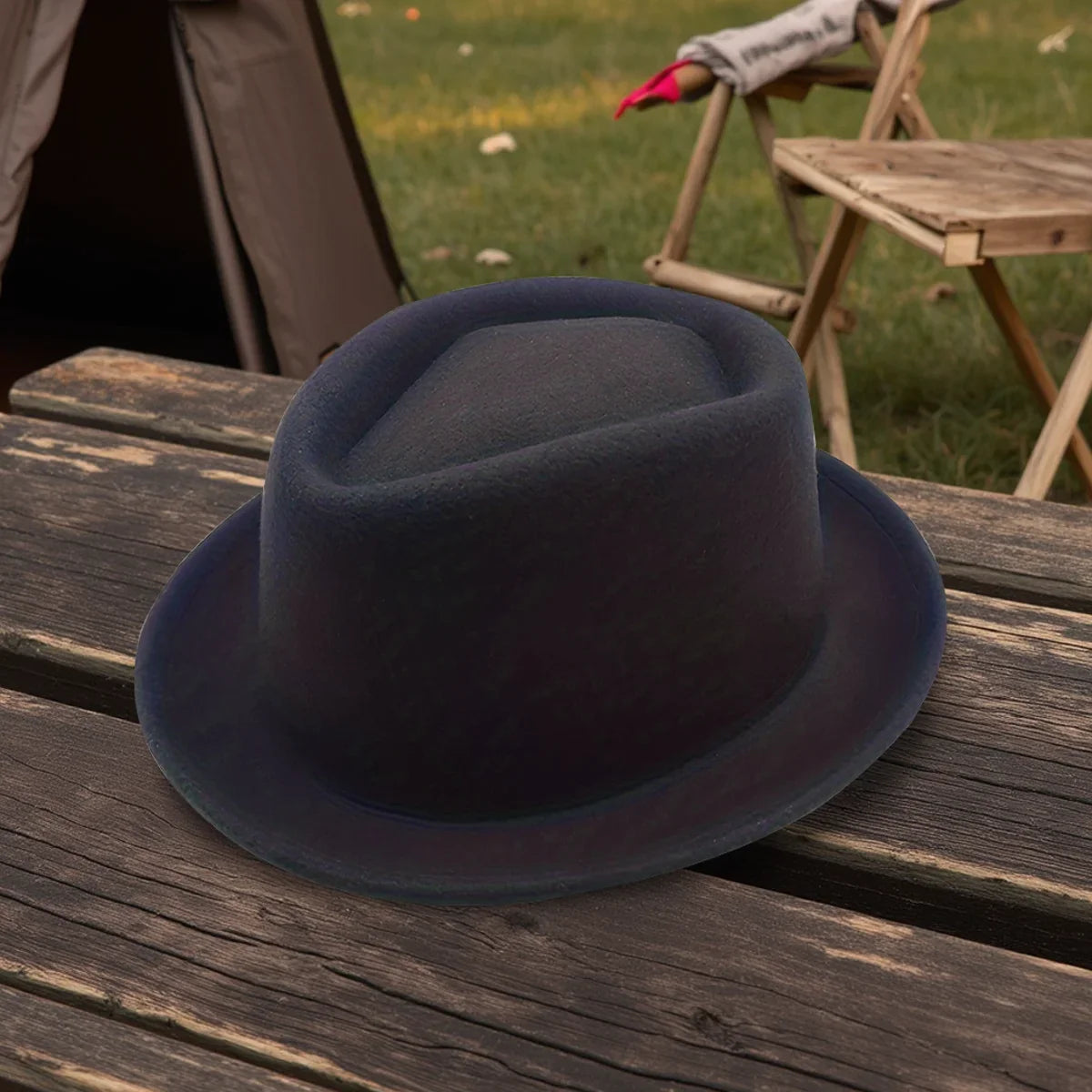 Men's small top hat retro jazz hat small brim fashionable and versatile