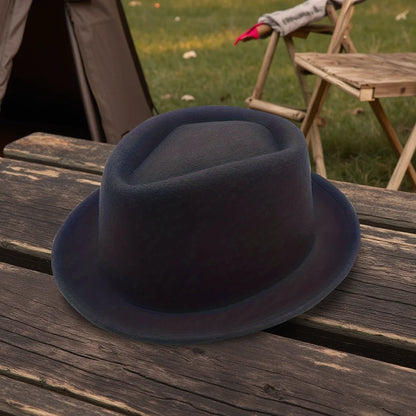 Men's small top hat retro jazz hat small brim fashionable and versatile