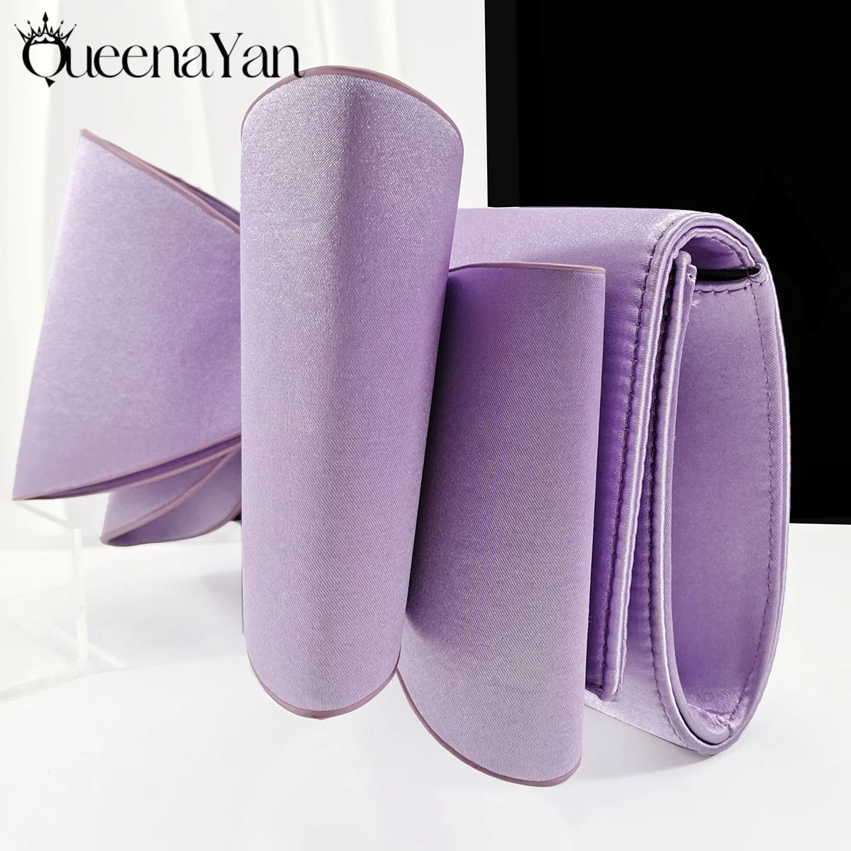 2025 Fashion Newest Arrival Lilac Pointed Toe Women Heel Shoes Matching Bag Set for Ladies Wedding Party Pump