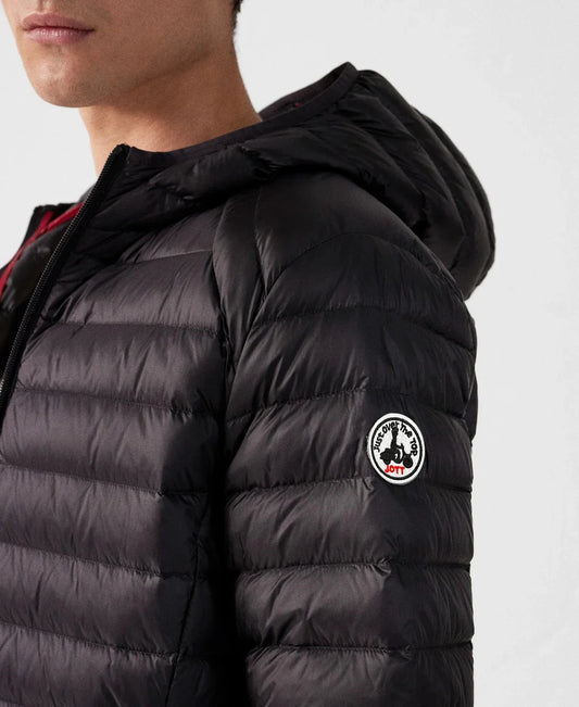Spring Autumn Men Women With Embroidery Zipper Sleeveless Vest Front Light Thin Hooded Down Long sleeves Jacket Warm Windproof