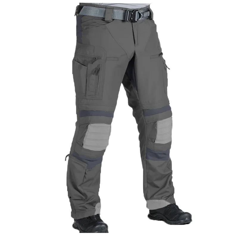 P40 Waterproof Tactical Cargo Pants Men Resistant Multiple Pockets Combat Training Trousers Outdoor Camouflage Paintball Pants