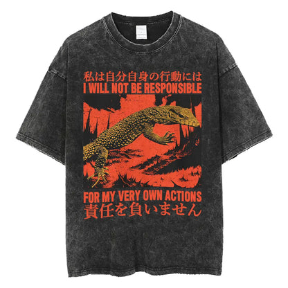 I Have Made It Awkward I Will Be Taking My Leave Meme T Shirt Japan Spider Crab Funny T-shirt Unisex Fashion Vintage Washed Tees