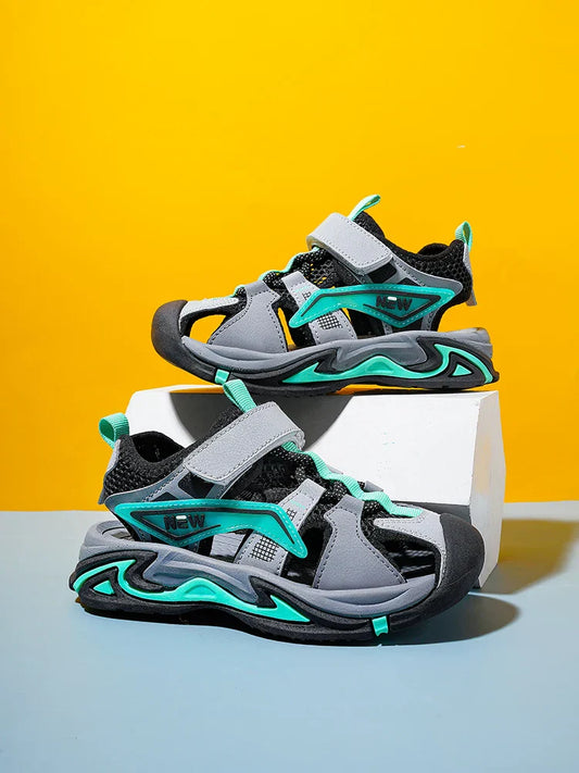 Boys' Toe-Protecting Sports Casual Shoes and Sandals