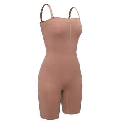 Women Strapless Shapewear Bodysuits Tummy Control Butt Lifter Body Shaper Waist Trainer Instantly Sculpt Your Body
