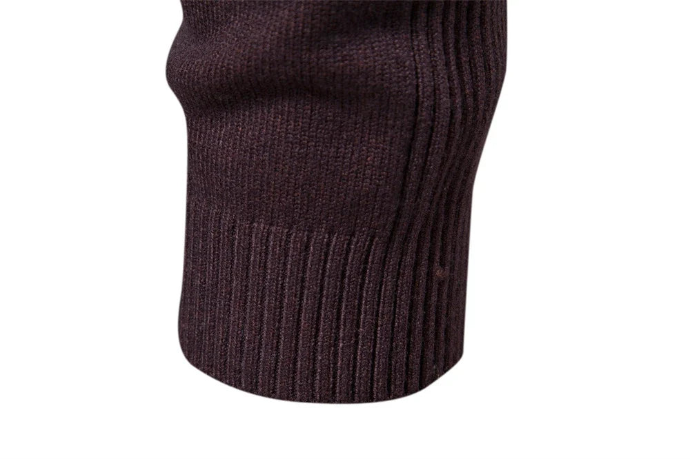 2021 New O-neck Pullover Men's Sweater Casual Solid Color Warm Sweater Men Winter Fashion Slim Mens Sweaters 11 Colors