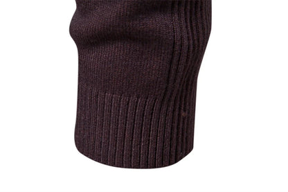 2021 New O-neck Pullover Men's Sweater Casual Solid Color Warm Sweater Men Winter Fashion Slim Mens Sweaters 11 Colors