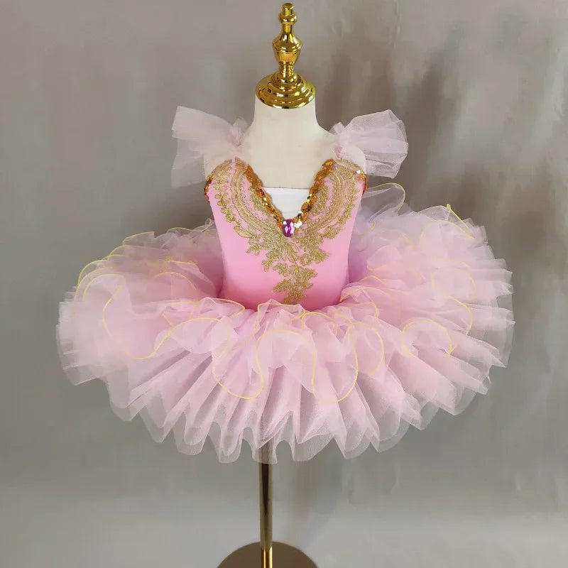 Kids Outfit Ballet Leotard Girl Dress Elegant Vestido Girls Clothes Tutu Baby Dresses Children Ballet Skirt Dance Costume Summer